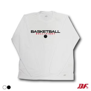 WEBLT10 『1点限りネコポス可』 バスケットボール　ロングTシャツ　シンプルデザイン　メンズ　レディース　ジュニア BF｜bullfight