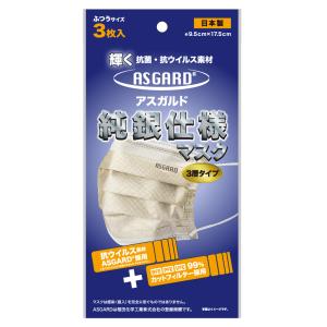 ASGARDアスガルド純銀仕様マスク 3層タイプAS-0001