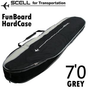 【売尽くしセール】SCELL セル サーフボードケース ハードケース 7&apos;0 グレー GREY ファ...