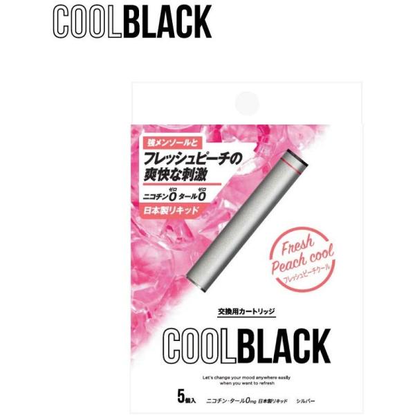 COOLBLACK クールブラック (フレッシュピーチクール・シルバー)  PloomTech プル...
