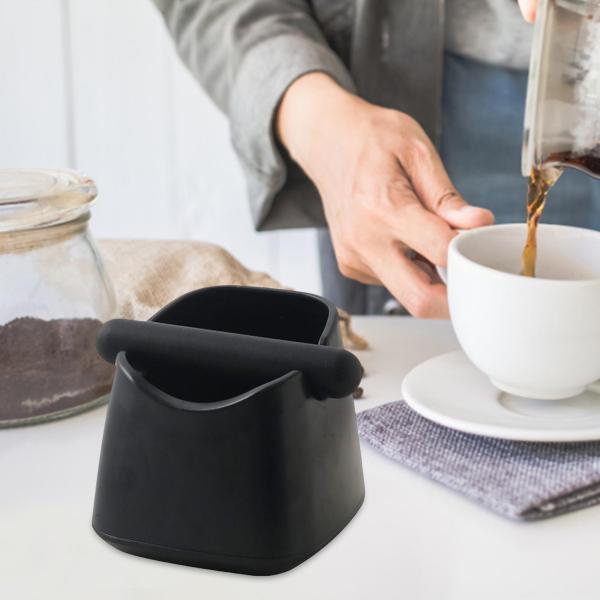 コーヒーかす容器キッチンツール用耐久性のある滑り止めベース家庭用黒