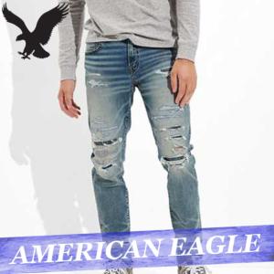 アメリカンイーグル デニムパンツ ジーンズ ジーパン メンズ エアフレックス パッチワーク アスレチック スキニー ジーンズ 新作 Ae8 Import Brand Bumps 通販 Yahoo ショッピング