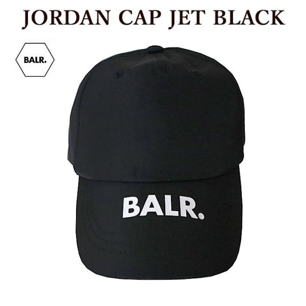 BALR. ボーラー B6110 1016 JORDAN CAP JET BLACK キャップ ロゴ...