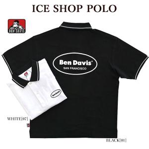 BEN DAVIS ベンデイビス 23580017 ICE SHOP POLO ポロシャツ 半袖 刺しゅう メンズ レディース｜bumpstore