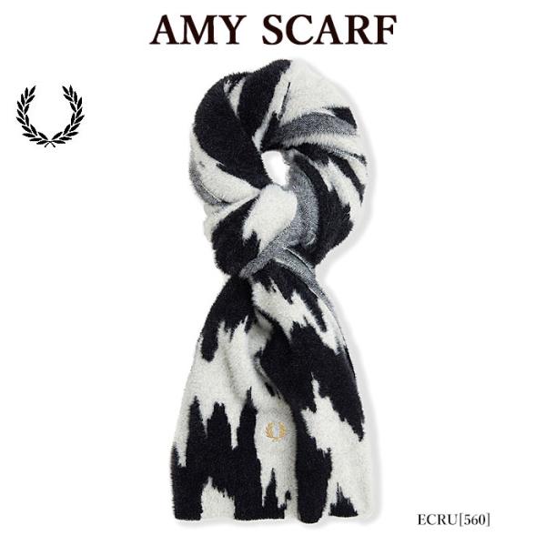 【処分SALE】マフラー FRED PERRY フレッドペリー C8138 AMY SCARF 総柄...