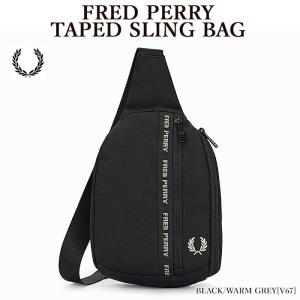 ボディバッグ FRED PERRY フレッドペリー L7294 FRED PERRY TAPED SLING BAG ワンショルダー メンズ レディース｜bumpstore