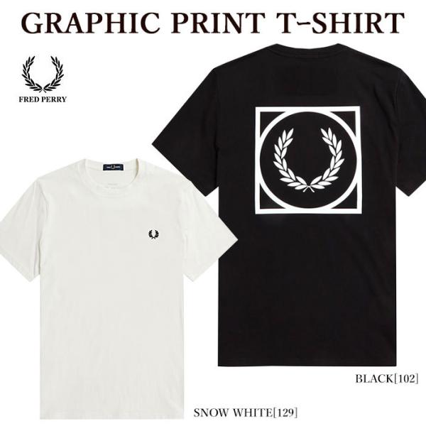 FRED PERRY M3626 GRAPHIC PRINT TーSHIRT グラフィックプリントT...