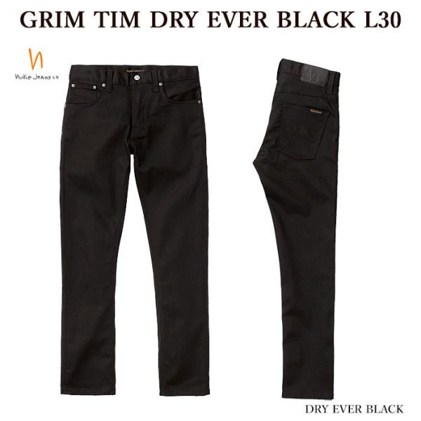 Nudie Jeans ヌーディージーンズ 113033 GRIM TIM DRY EVER BLA...