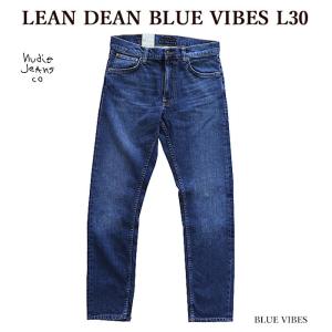【店内全品ポイント5倍】Nudie Jeans ヌーディージーンズ 113479 LEAN DEAN リーンディーン BLUE VIBES L30 デニム ジーンズ メンズ｜bumpstore