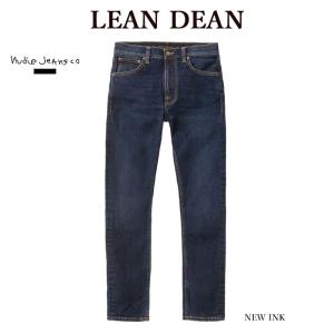 【店内全品ポイント5倍】デニム Nudie Jeans ヌーディージーンズ 113809 LEAN DEAN リーンディン NEW INK L30 ジーンス メンズ｜bumpstore