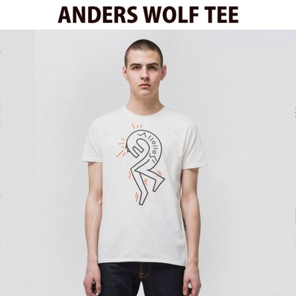 Nudie Jeans ヌーディージーンズ 131579 ANDERS TEE Tシャツ メンズ レ...