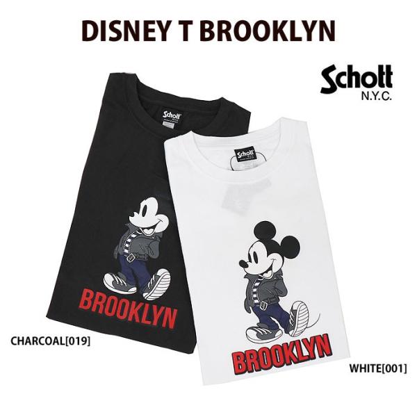 Schott ショット 3103130 DISNEY T-SHIRT BROOKLYN Tシャツ メ...