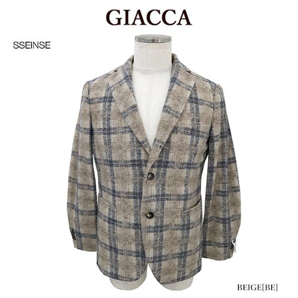 テーラードジャケット SSEINSE センス GAI991SS GIACCA ジャケット チェック ...
