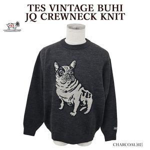 【処分SALE】クルーニット The Endless Summer エンドレスサマー 24774310 TES VINTAGE BUHI JQ CREWNECK KNIT ビンテージライク フレブル メンズ レディース