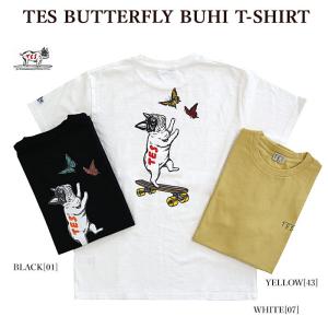 The Endless Summer エンドレスサマー 2574348 TES BUTTERFLY BUHI T-SHIRT 半袖Tシャツ スケートBUHI 蝶 メンズ レディース