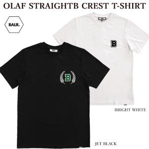 BALR. ボーラー B1112 1173 OLAF STRAIGHT B CREST T-SHIRT 半袖Tシャツ ロゴTシャツ メンズ レディース 【並行輸入品】｜bumpstyle