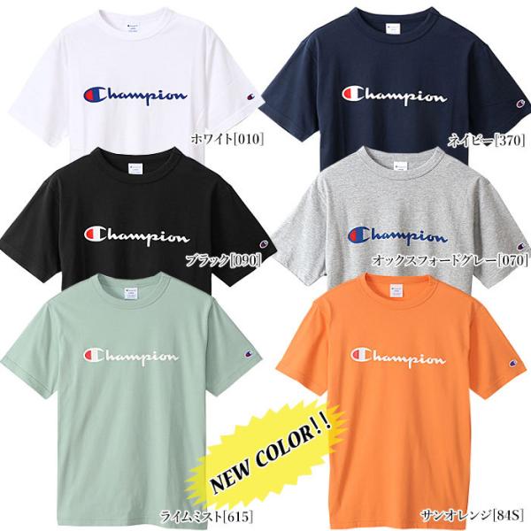 Champion チャンピオン C3-P302 ショートスリーブTシャツ 半袖Tシャツ ロゴTシャツ...