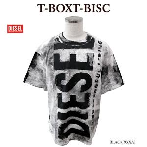 半袖Tシャツ DIESEL ディーゼル A13328 0AIJV T-BOXT-BISC オーバーサイズ 総柄 メンズ レディース【並行輸入品】｜bumpstyle