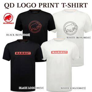 MAMMUT マムート 1017-02012 QD LOGO PRINT T-SHIRT 半袖Tシャツ ロゴ オーガニックコットン UPF50 メンズ レディース｜bumpstyle