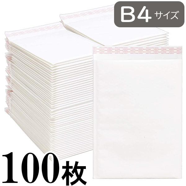 アイ・エス クッション封筒 B4サイズ対応 白 100枚 CE-B4-100