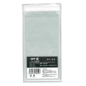 4個までメール便OK】 アイ・エス OPP袋[透明袋] シール付き 160-105