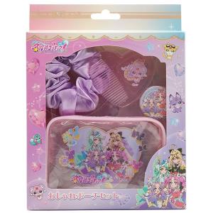 名探偵プリキュア！ おしゃれポーチセット プリキュア ぷりきゅあ シュシュ コーム クリップ缶バッチ 丸昌 260192