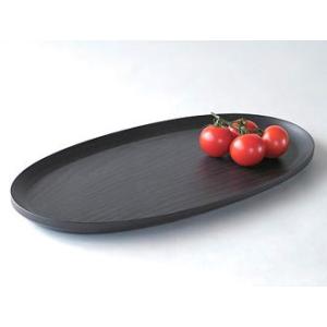 トレイ/楕円形 #127 oval （black：受注製造） シックで落ち着きの黒 オーバル型の優し...