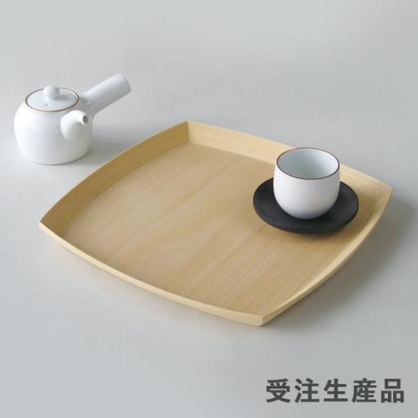 使い勝手の良い角型トレイ #219 square （natural）【受注製造】 ブナ材の風合いが目...