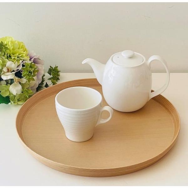 トレイ/円形 #5224_619  色は自然の風合いナチュラルと落ち着きのダークブラウン 使い勝手が...