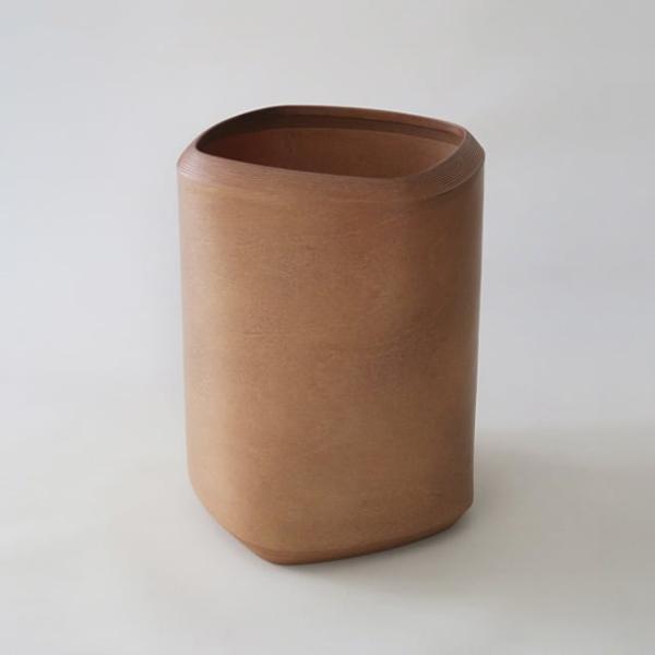 ブナコ ダストボックスTwist3・L 四角柱をひねったブナコの製法が生み出した独特のフォルム ゴミ...