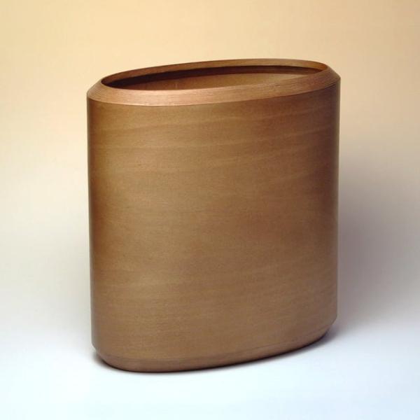 BUNACO/ブナコ ダストボックス/お部屋に可愛らしく収まるオーバルタイプ（caramel bro...