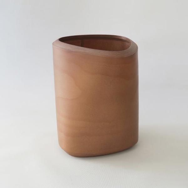 ブナコ ダストボックスTwist2・M 三角柱をひねったブナコの製法が生み出した独特のフォルム ゴミ...