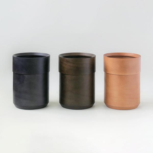 袋が見えないダストボックス/tube 円筒形 ブナコの製法が生み出した独特のフォルム 専用インナー付...