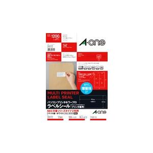 エーワン パソコンプリンタ＆ワープロラベル　Ａ４判１２面１００シート 28172