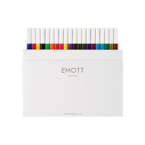 三菱鉛筆 EMOTT エモット 水性サインペン 40色セット PEMSY40C