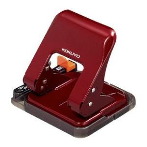 KOKUYO コクヨ 2穴パンチ<ラクアケ RAKUAKE> 赤 25枚　PN-G25R