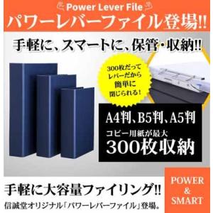 信誠堂 パワーレバーファイル A4サイズ powerleverfaileA4