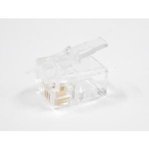 6極4芯モジュラープラグ(100個入り)　64P-SNW