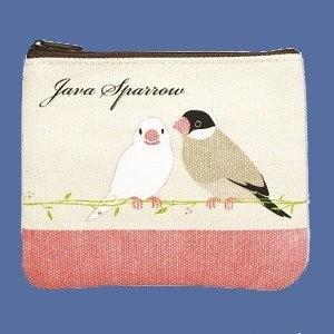 ｐｉ：ティッシュポーチ（文鳥）