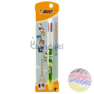 BIC ビック サンリオキャラクターズ4色ボールペン1.0 ネオン (ポチャッコ)の商品画像