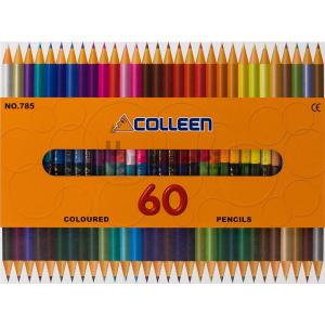 コーリン色鉛筆 colleen 785丸 30本60色紙箱入り色鉛筆