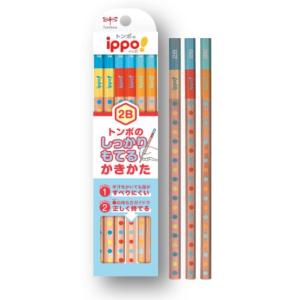 TOMBOW トンボ鉛筆 ippo!・かきかたえんぴつしっかり持てる六角軸022B (2B)