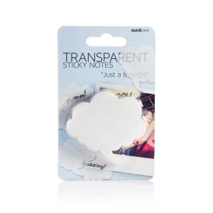 SUCK UK トランスペアレント スティッキーノート (バブル)