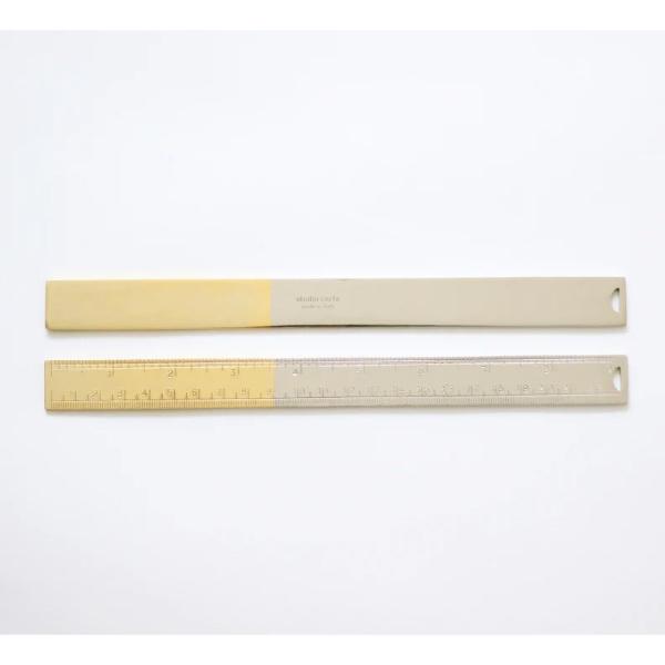 Studio Carta スタジオカルタ METAL RULER (GOLD HANDL)