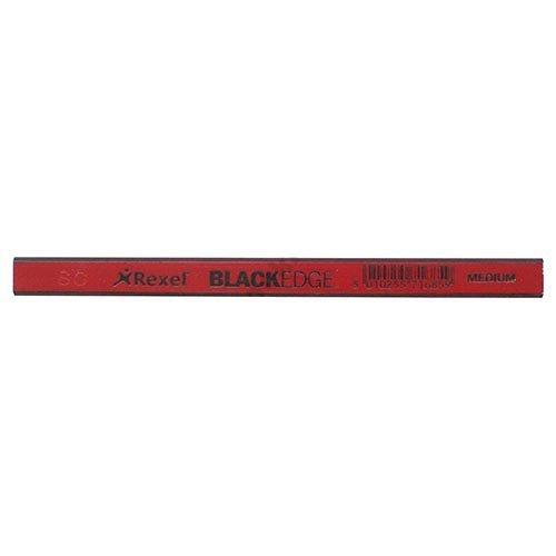 DERWENT/ダーウェント Rexel BLACK EDGE・ミディアム(赤軸)