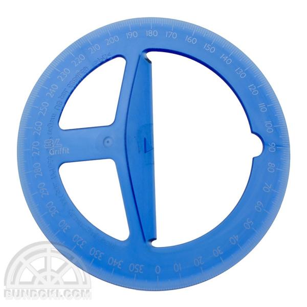 3L Office products Griffit PROTRACTOR 360 / 全円分度器(...