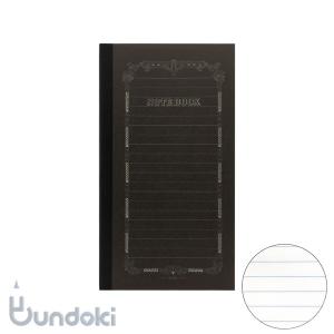 ツバメノート B6変形ブラックノート(横罫)｜bundoki