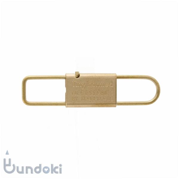 Tiny Formed/タイニーフォームド metal key shackle (brass)