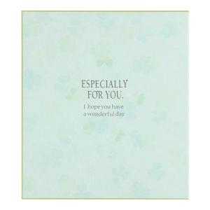 ミドリ／カラー色紙 二つ折り クローバー柄表紙には銀箔押しが入っており ほどよい上品さのある色紙 midori／デザインフィル