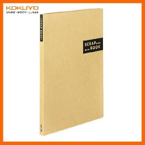 【B4サイズ】KOKUYO／スクラップブックS　ラ-414S　茶 　スパイラルとじ　固定式　中紙枚数40枚　コクヨ｜bungle